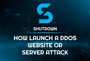 How to start a ddos-website attack - SHUTDOWN